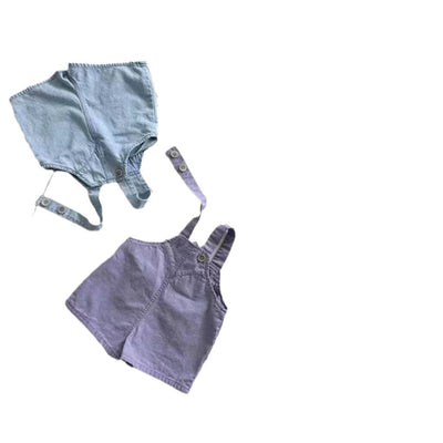 Shorts Vaquero con Tirantes para Niños y Niñas - Image 5