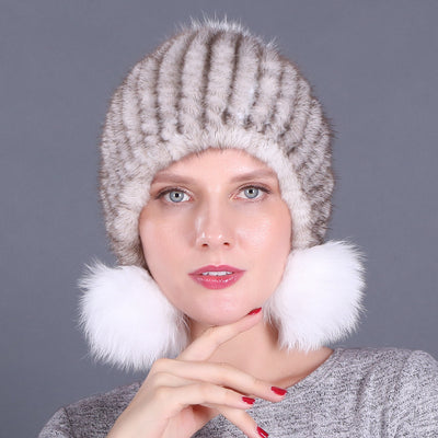 Gorro Cálido de Piel Sintética para Mujer - Image 16