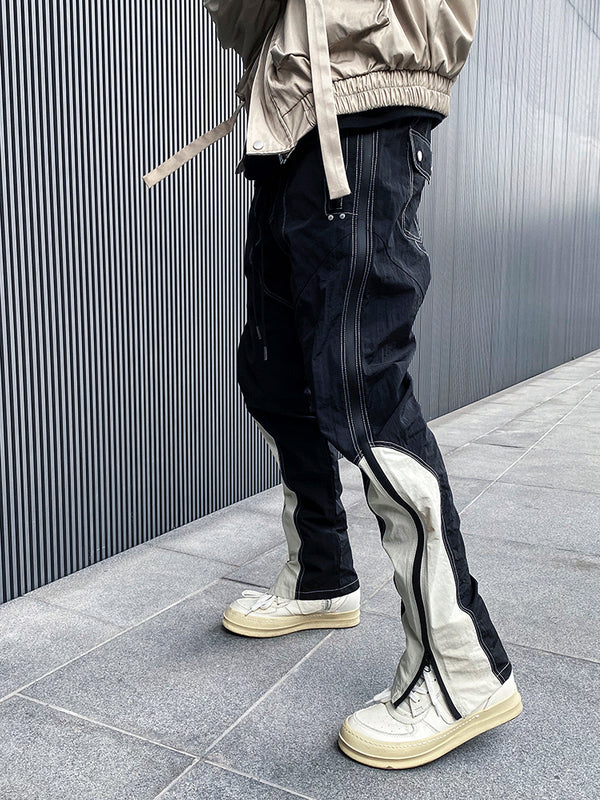 Pantalones Deportivos Nylon con Paneles Laterales