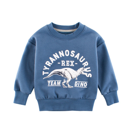 Suéter Infantil con Estampado de Dinosaurio