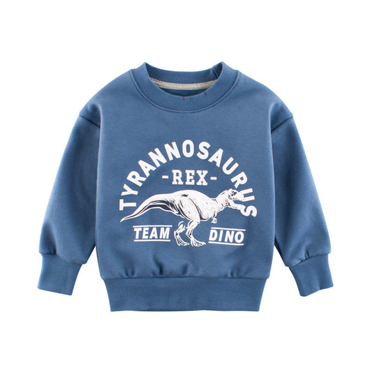 Suéter Infantil con Estampado de Dinosaurio