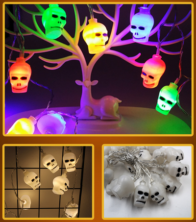 Guirnalda LED de Calabazas para Halloween - Luces Decorativas - Image 9