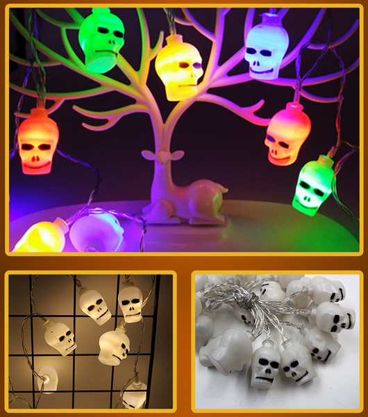 Guirnalda LED de Calabazas para Halloween - Luces Decorativas - Image 9