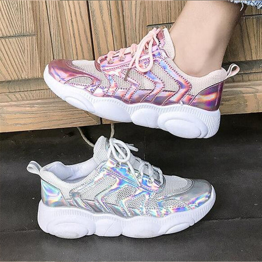Tenis de Gelatina Transpirables con Cordones