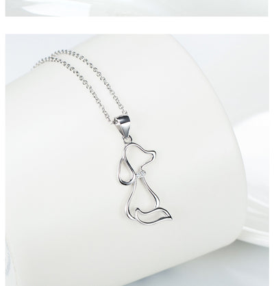 Collar de Plata 925 con Dije de Perro para Mujer - Image 12