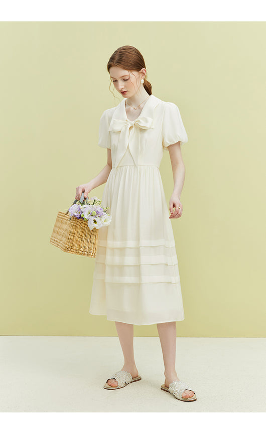 Vestido Femenino con Lazo de Cinta - Image 5
