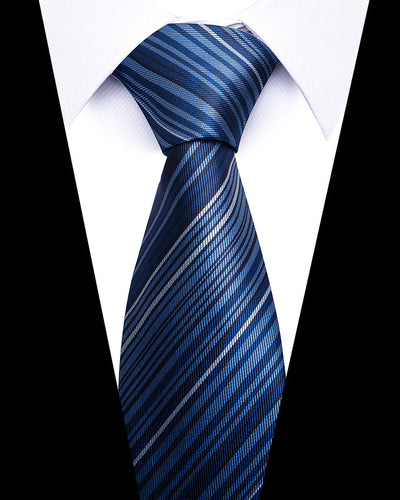 Corbata Ejecutiva a Rayas 8cm - Elegancia Profesional - Image 61