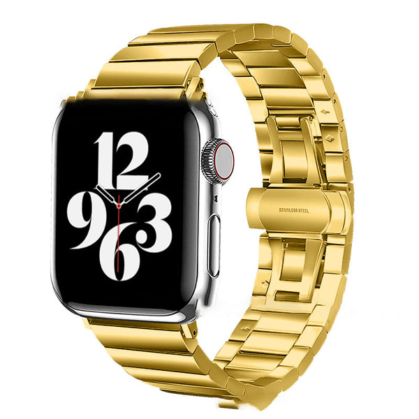 Reloj con Pulsera de Bambú y Hebilla de Arco en Acero Inoxidable - Image 3