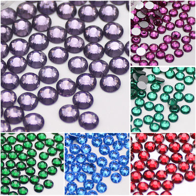 Diamante de Cristal Facetado con Base Plana - Colores Variados - Image 4