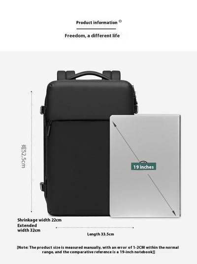 Mochila de Viaje Compresible con Báscula Integrada, Antirrobo Oxford - Image 9