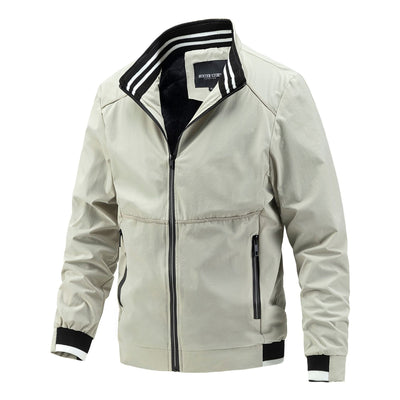 Chaqueta Deportiva Casual con Cuello Alto para Hombre - Rompavientos - Image 10