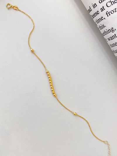 Collar de Oro 18K Chopin con Dije de Cuentas de la Suerte - Image 15