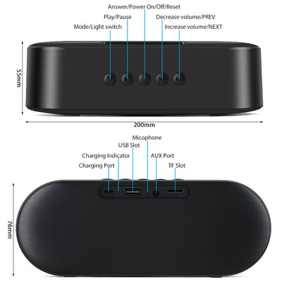 Parlante Inalámbrico Bluetooth Portátil - Image 2