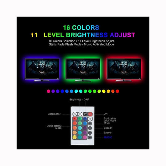Tira LED Inteligente con Control Remoto y Cambio de Colores - Image 5