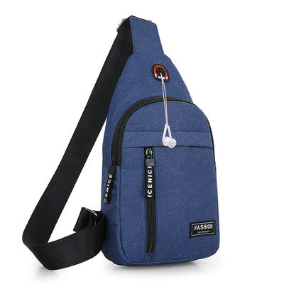 Bolsa Deportiva de Pecho Canvas para Hombre - Mensajero Casual Running