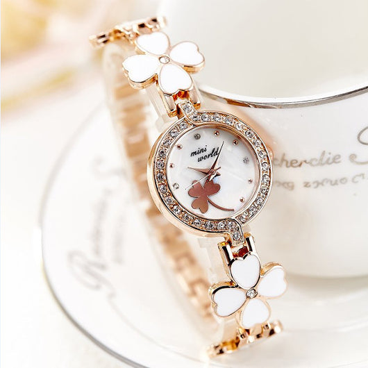 Reloj de Pulsera de Cuarzo con Incrustaciones de Diamantes - Estilo Casual Elegante - Image 6