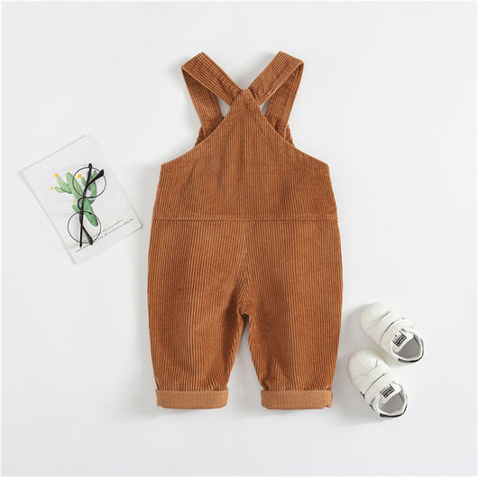 Pantalones de Mezclilla con Tirantes para Niños y Niñas - Image 4