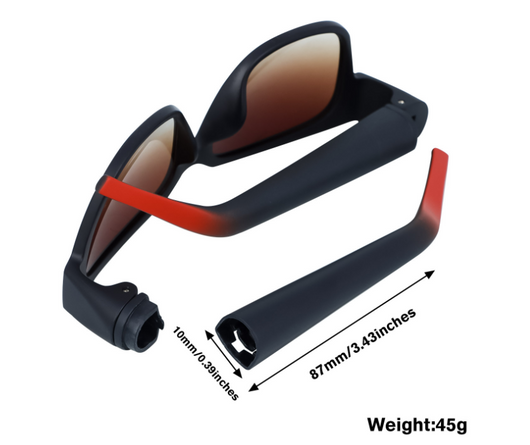 Gafas de Sol Ahumadas con Tubo Guardador de Cuernos - Image 13
