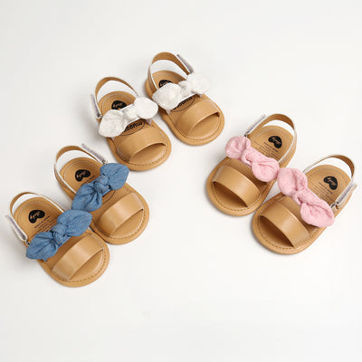 Sandalias para bebé con moño suave y suela antideslizante - Image 33