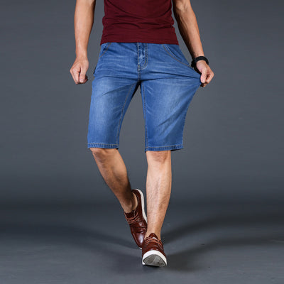 Shorts de Mezclilla Rectos Ultradelgados para Verano - Image 10