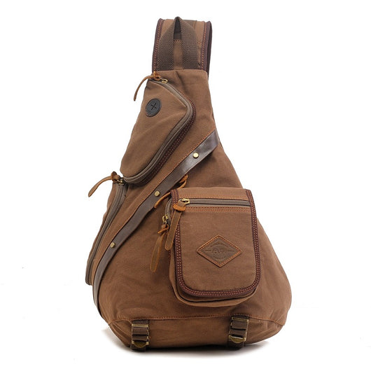 Bolsa Mensajero Dual Hombre de Gran Capacidad Multifuncional
