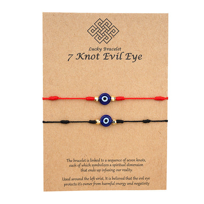 Pulsera Tejida de Pareja con Diseño Creativo Europeo y Americano - Image 3