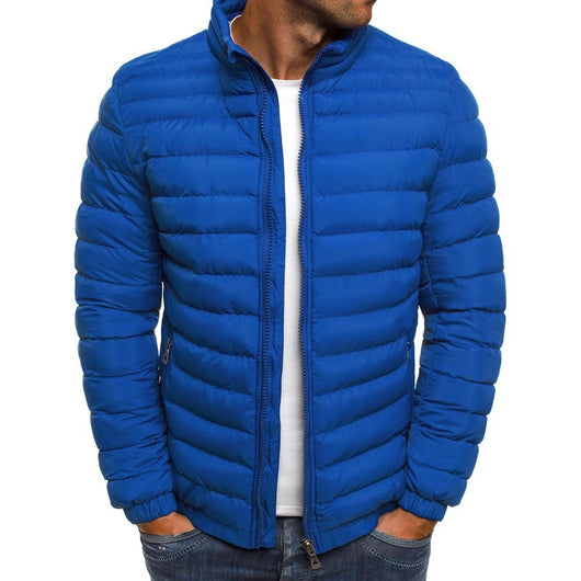 Abrigo Acolchado Impermeable para Hombre - Chaqueta Térmica de Algodón con Bolsillos - Image 12