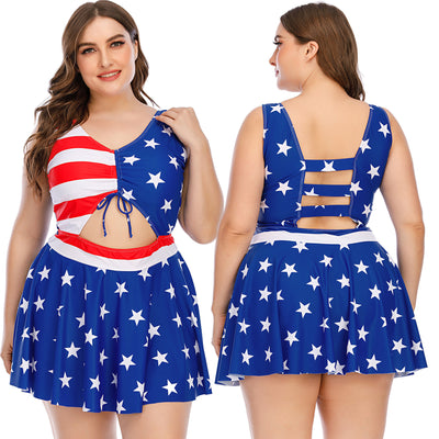 Traje de Baño Enterizo Talla Grande para Mujer - Image 12
