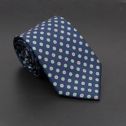 Corbata de Seda Bohemia Suave para Hombre 75mm - Image 2