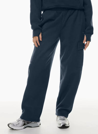 Pantalón Ancho de Cintura Elástica y Largo Tobillero - Image 9