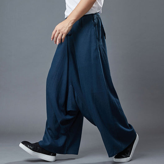 Pantalones de Lino Holgados para Hombre - Corte Amplio y Cómodo - Image 7