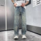 Jeans con Estructura Anticolisión de Sello Tridimensional en Acero