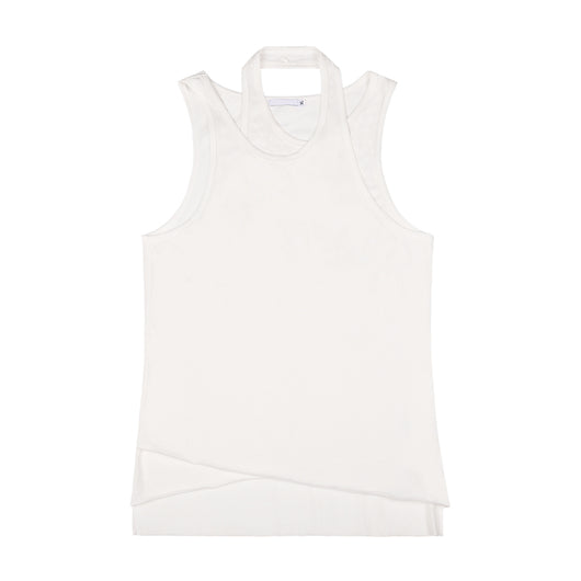 Chaleco Camiseta de Doble Capa Estilo Relajado Versátil - Image 5