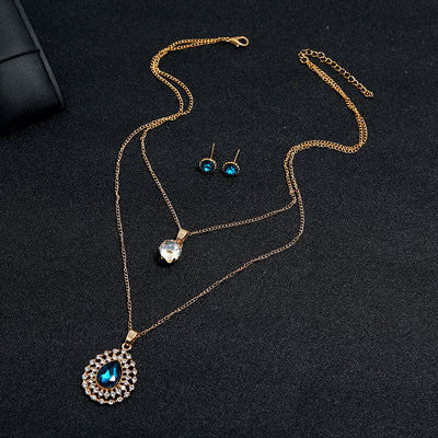 Conjunto de Collar y Aretes de Diamantes Brillantes - Image 6