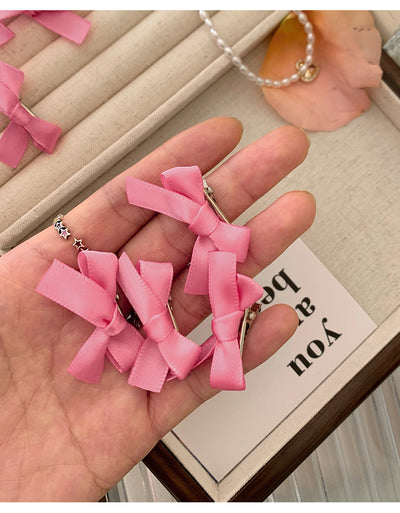 Set de 8 Pasadores de Lazo Rosa para Frente - Image 10