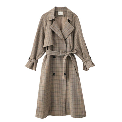 Abrigo Largo Cuadrille Suelta y Ligera - Corte Oversize Elegante para Mujer - Image 5