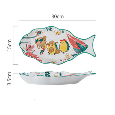 Plato Grande Nórdico para Pescado al Vapor - Compatible con Microondas - Image 19