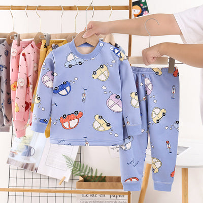 Pantalones Térmicos Infantiles de Terciopelo - Ropa de Abrigo para Niños y Niñas Otoño Invierno - Image 3