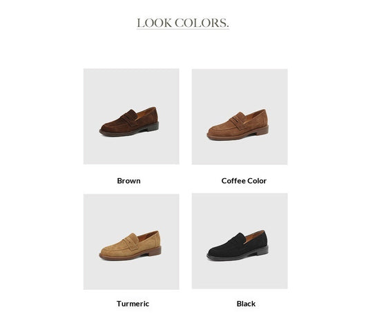 Zapatos de Tacón para Mujer en Piel de Oveja con Punta Cuadrada y Redonda Retro - Image 14