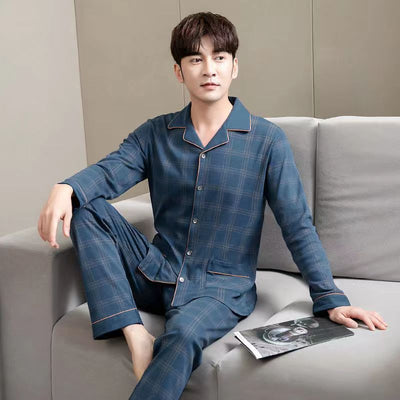 Pijama Suelto para Hombre Primavera Otoño - Image 15