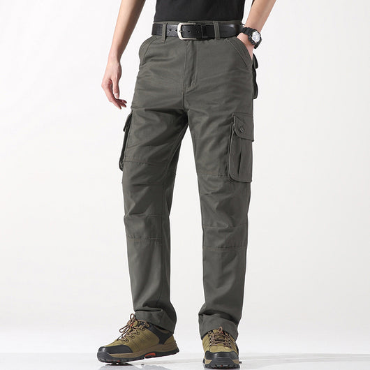 Pantalones Rectos para Hombre con Bolsillos Tridimensionales - Línea Outdoor Primavera - Image 6