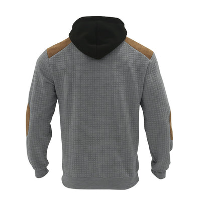 Sudadera con Capucha de Bloques de Color y Textura Jacquard para Hombre - Image 18