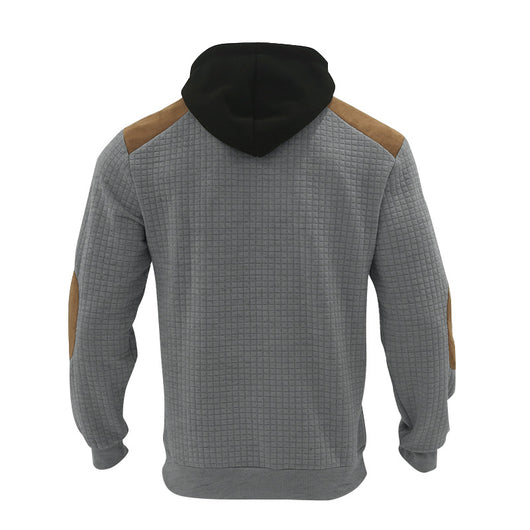 Sudadera con Capucha de Bloques de Color y Textura Jacquard para Hombre - Image 18
