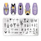 Placa de Estampado para Manicura en Acero Inoxidable