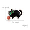 Christmas broochChristmas brooch 01Black Cat