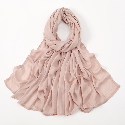 Pañuelo Modal Rayon Malayo Indonesio Colores Sólidos Transpirable - Image 36