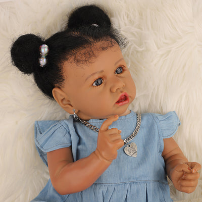 Muñeca Bebé Reborn de 58cm - Simulación Ultra Realista - Image 4