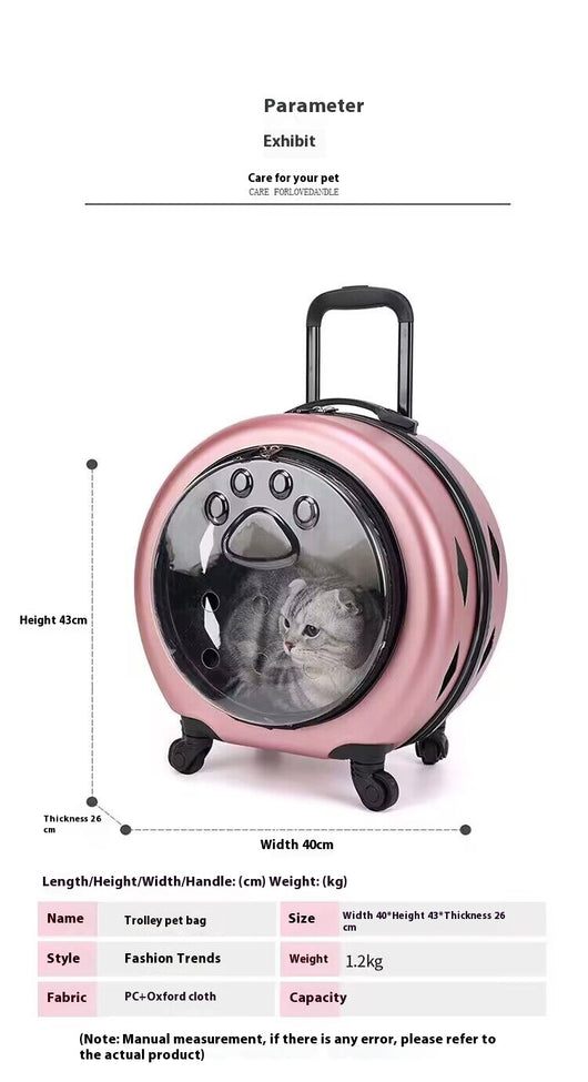Bolsa Transportadora Transparente Reforzada para Mascotas - Gatos y Perros - Image 14