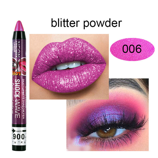 Lápiz de Sombra Ojos Larga Duración - Maquillaje Shimmer Resistente - Image 7