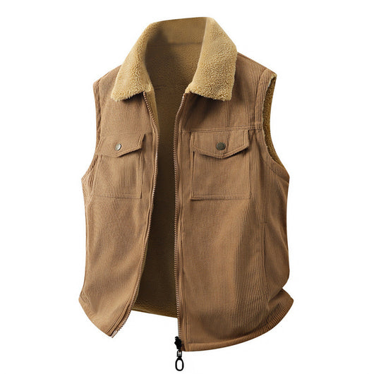 Chaleco Térmico Reversible Acolchado de Algodón Jacquard Hombre - Image 3